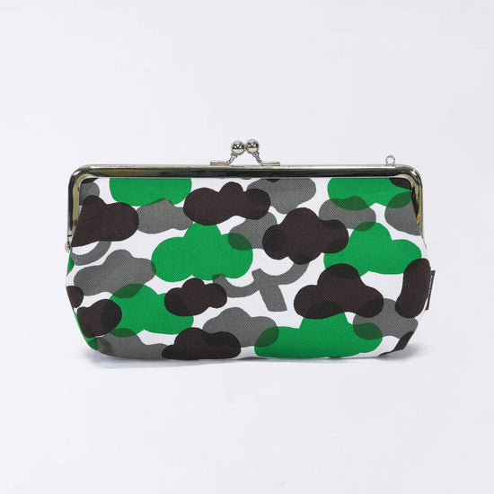 Kyoto Hand-Dyed Canvas Coin Purse (Small) (Pine)