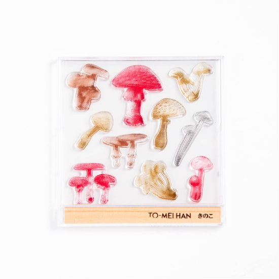 TO-MEI HAN Mushrooms -Super Reproduction Clear Stamp