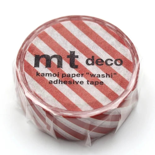 mt Masking Tape – Stripe Deep Red, 15mm×5m