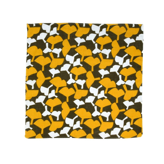 Kyoto hand-dyed handkerchief (Gingko)