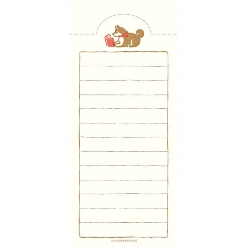 Furukawa Shiko Soebumi Bookmark Notes – Dog