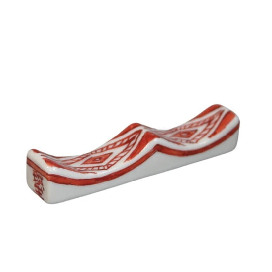 [Eisyou] Brush mount with cobblestone design (red), small