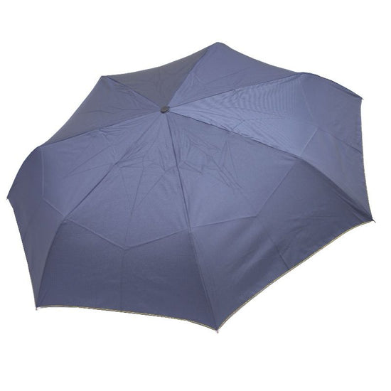 Automatic Open / Close Folding Umbrella for Men 3D Uneven Stripe Rain or Shine