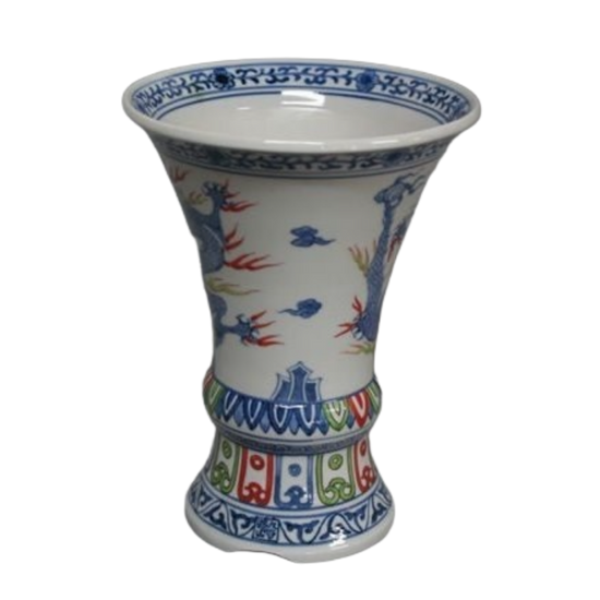 [Eisyou] Tsudzumi-type Mangureki-Rakae Orchid Bowl (Dragon)