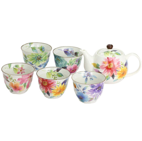 Hana-Karen 5-Class Pot Tea Set (03903)