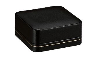 Case for tiepin brooch, leather style paper, CS series, 10 pieces CS-06-TB