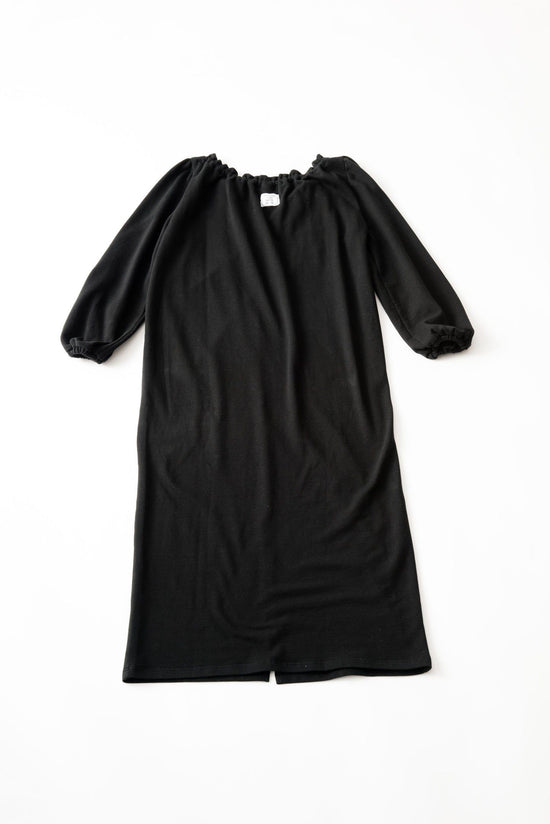 Long Sweat Dress (Black)