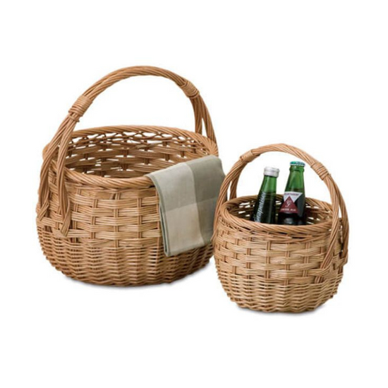 10581 Wicker basket set 2