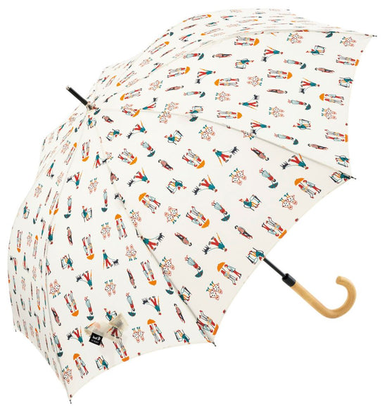 Long Umbrella Smooth Jump / Rainy Day