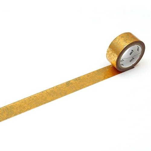 mt Masking Tape fab (Foil Stamp) – Sunago Gold, 15mm×3m