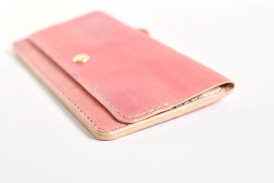 Country red No.92 (thin long wallet)