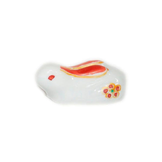 [Eisyou] Rabbit Incense Stand with Dish (Red)