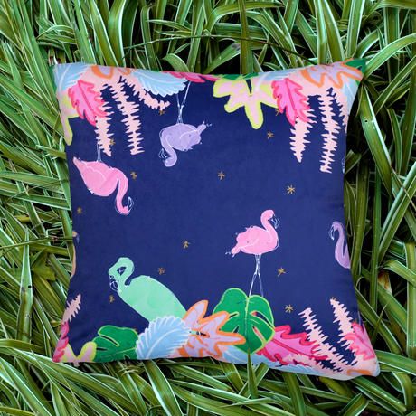 Explorer Cushion Cover Flamingo Jungle