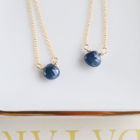 Birth stone necklace (September)