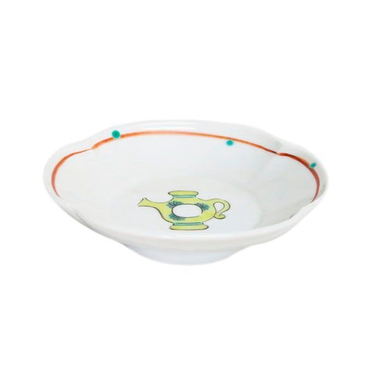 [Eisyou] Yellow pot design jyokuri 3.7" dish