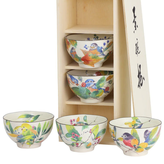 Hyakuchidori Rice Bowl Set (02538)