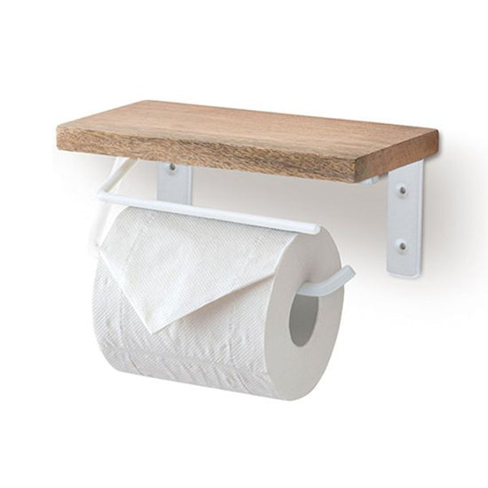 41370 [POSH MADE] Toilet Paper Holder Single White