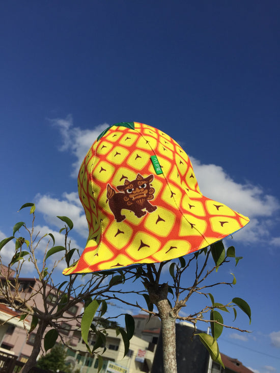 OKINAWA Island Hat Pineapple Pattern L Size