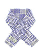 100% Organic cotton handwoven scarf _ WALL / purple ♭123