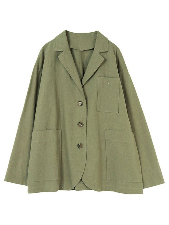 One-washed linen jacket (3 colors)