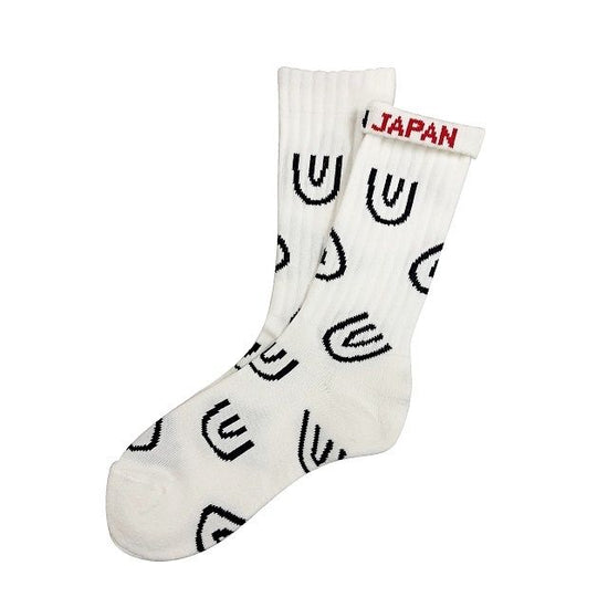 "Symbol a lot -white-" Socks