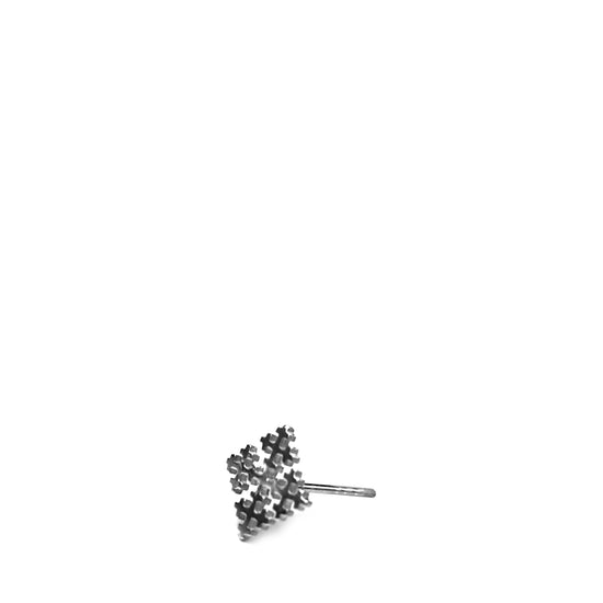 Colt stud Pierced earrings [Special Cross - Silver].