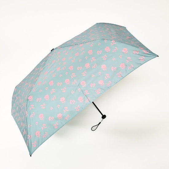 Flying Carbon Umbrella Floral Pattern Extremely Light Rain or Shine Folding Umbrella