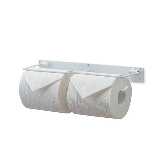 63950 [POSH MADE] Toilet Paper Holder Double White