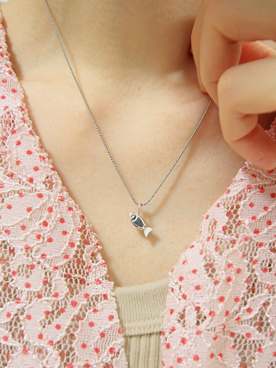 Finley necklace | fish | silver925