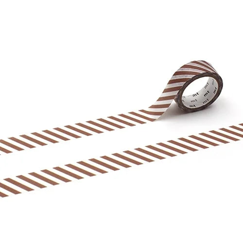 mt Masking Tape – Stripe Brown, 15mm×5m