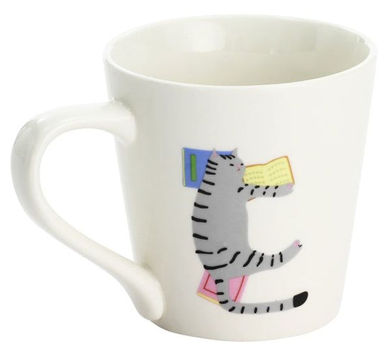 Cat Alphabet Mug E (13091)