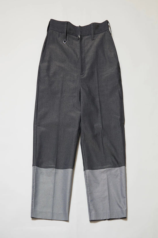 High Waist Straight Chinos (Indigo)