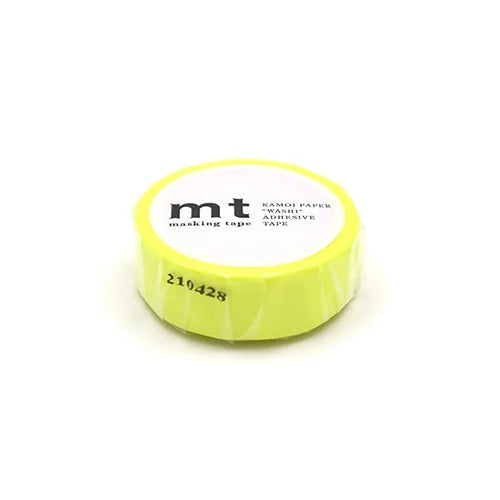 mt Masking Tape – Shocking Yellow, 15mm×7m
