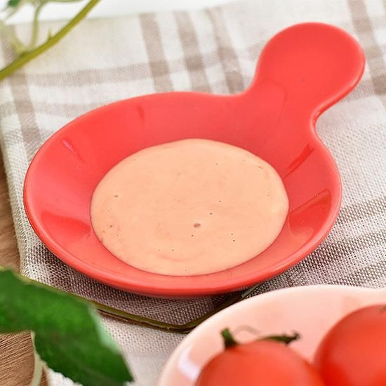 Dip Tray Red Red Western Tableware, Small Dish, Petit Bowl, Made in Japan, Minoyaki, Stylish, Modern