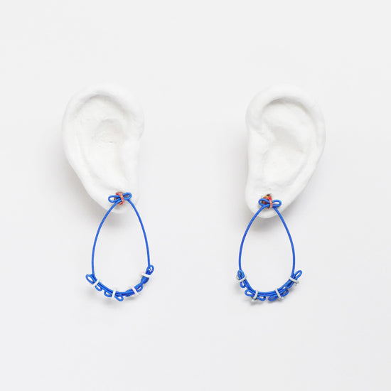 Ribbon hoop Drop (Blue)