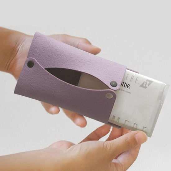 Pocket tissue case (lavender)
