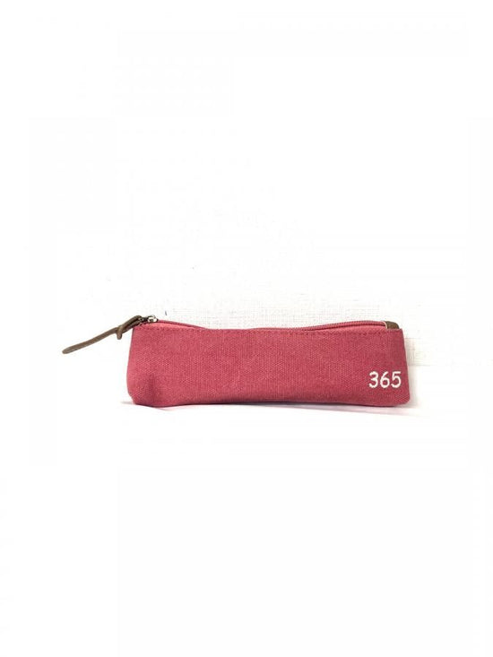 365 Canvas Logo Embroidery Slim Pouch