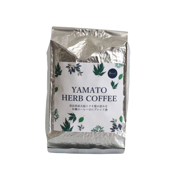 YAMATO HERB COFFEE 200g Vacuum Medium Ground Decaffeinated