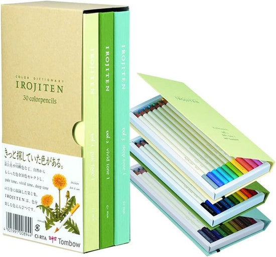 Tombow Iro Jiten Colored Pencils – 30-Color Set