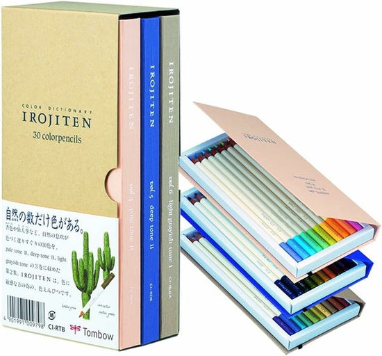 Tombow Iro Jiten Colored Pencils – 30-Color Set