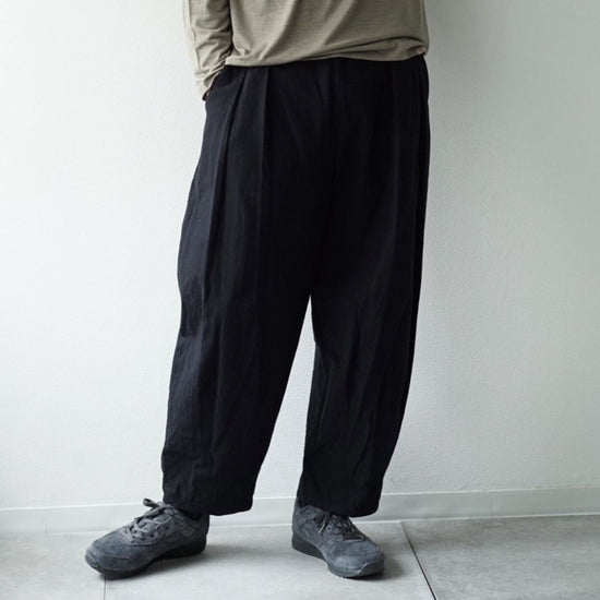 Barathea Cloth Balloon Pants(BLACK)