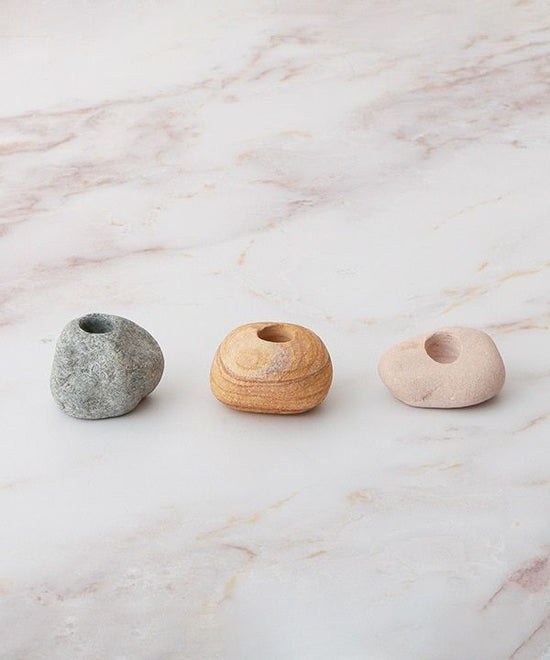 Sandstone & natural marble holder (3 colors) M33-2532