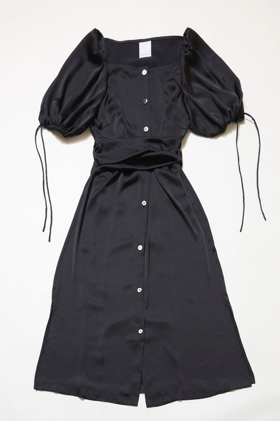 Cupra Taffeta Dress (Black)