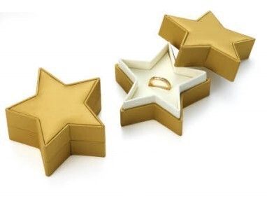 Star Star Shaped Jewelry Gift Box for Pierced earrings, rings and pendants, 6 pieces AR-GB-040