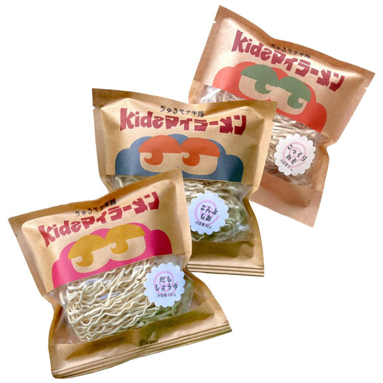 Chewy and Smooth Flat Noodles ★ Instant Ramen Specifically for Children