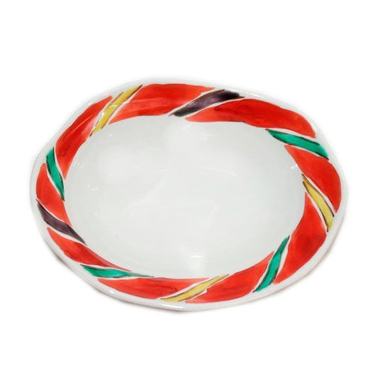 [Eisyou] Mamichi patterned six-sided oval bowl