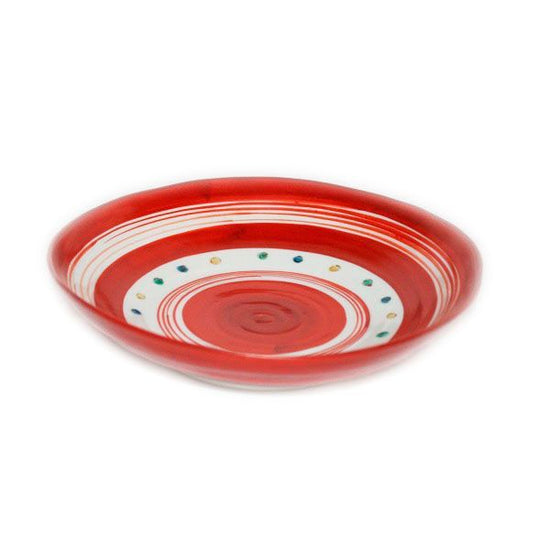 [Eisyou] (Lu) 7" flat bowl with jade design