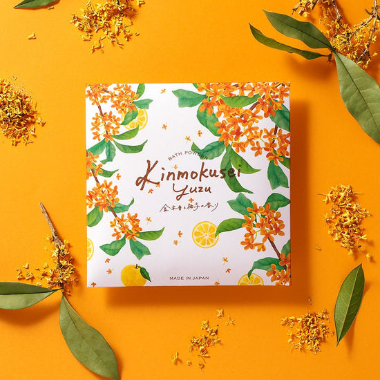 Osmanthus & Yuzu Aromatherapy Bath Powder 40g [Osmanthus] [Yuzu] [Bath Additive]