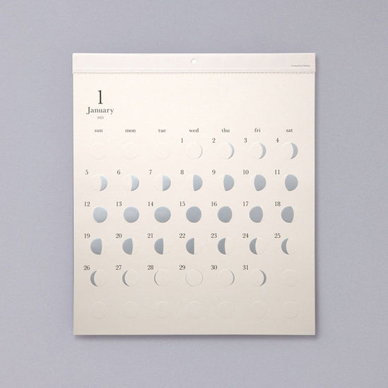 Reservation》Filling of the Moon Calendar Michiru oboro 2026 Edition Wall Calendar