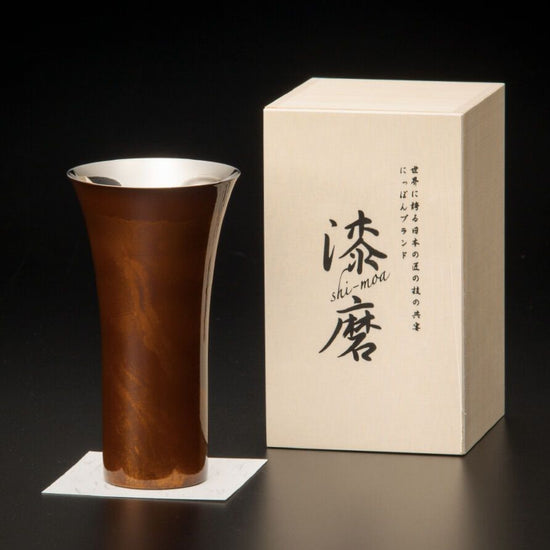 Lacquer polished cup, single-layer structure, sandalwood series, beer, red SCS-L502